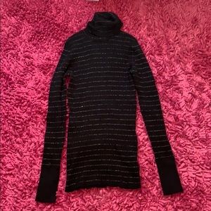 Glittery Turtle Neck